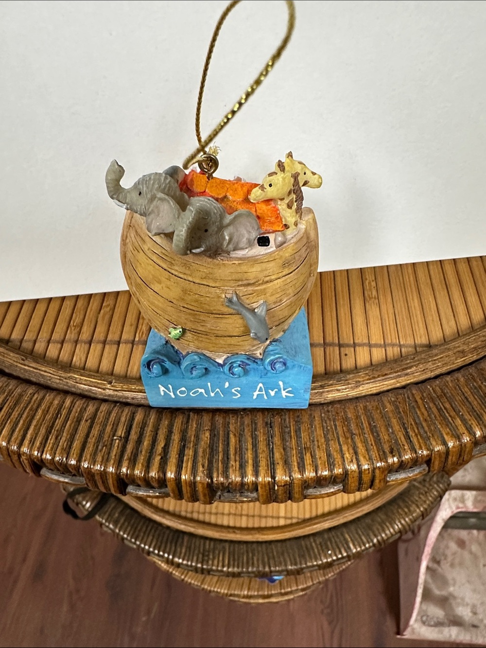 Noah's Ark Hanging Ornament - Multicolor